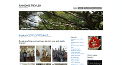 Desktop Screenshot of annemieheylen.com